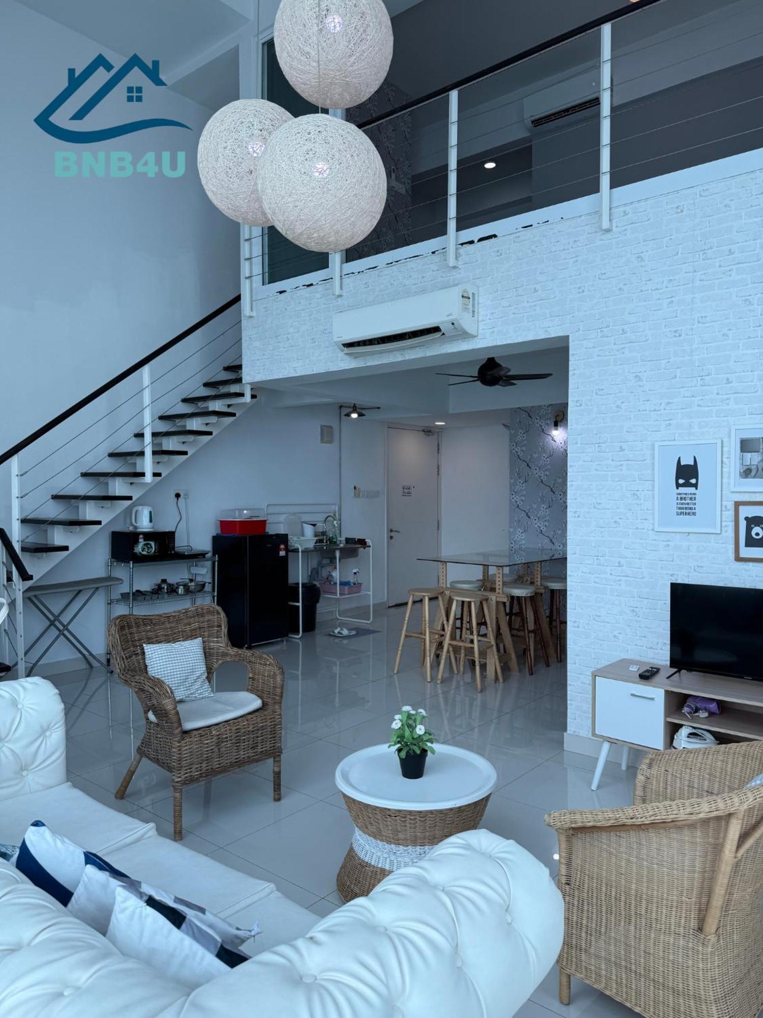 Duplex Seaview Comfort Stay In City By Iz George Town Ngoại thất bức ảnh